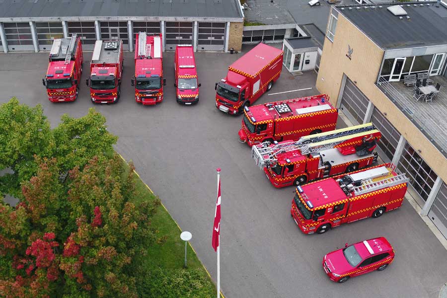 Foto: Brandstationen i Ballerup