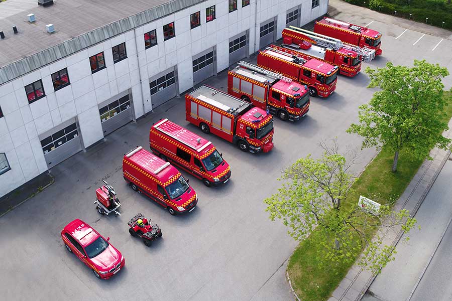 Foto: Brandstationen i Gladsaxe