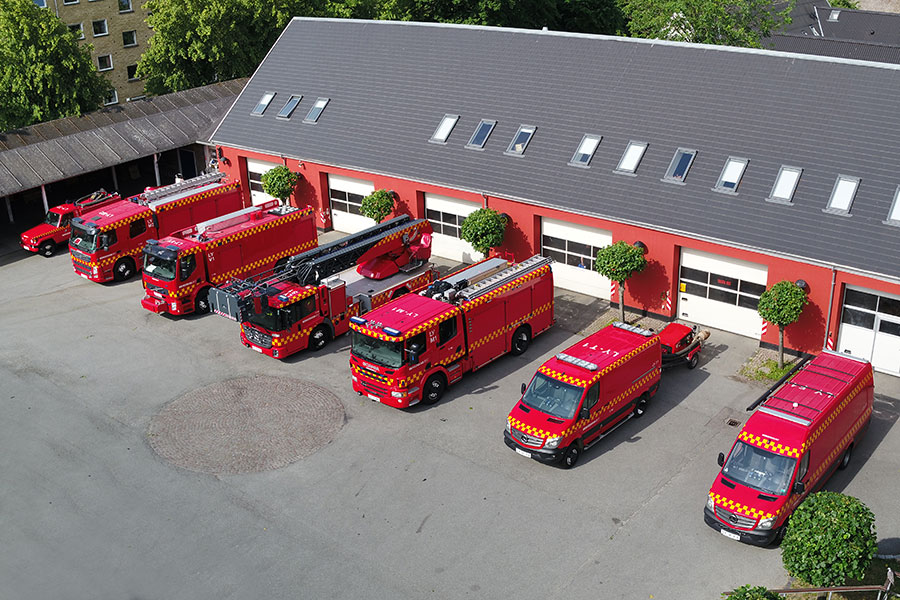 Foto: Brandstationen i Lyngby